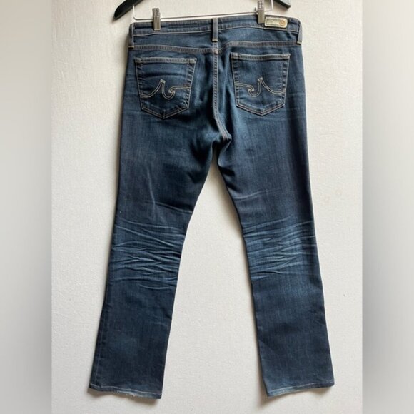 AG Adriano Goldschmied Ballad Slim Bootcut denim jeans Sz 31R - Picture 3 of 14